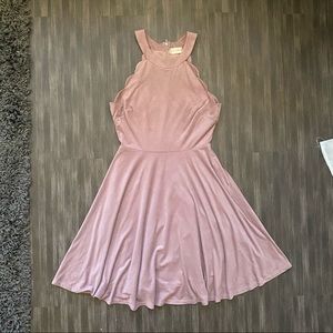 Altar’d State Lavender Velvet Mini Dress